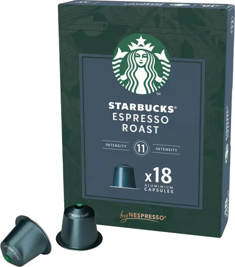 Starbucks | Espresso Roast 18 kapsler Starbucks® by Nespresso®