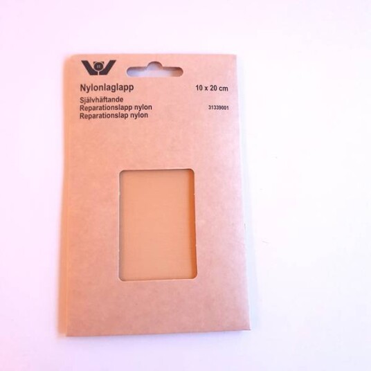Reperasjonslapp selvklebende 10 x 20 cm - Nylon Sand