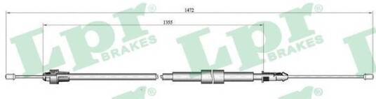 Bremsewire LPR C0139B