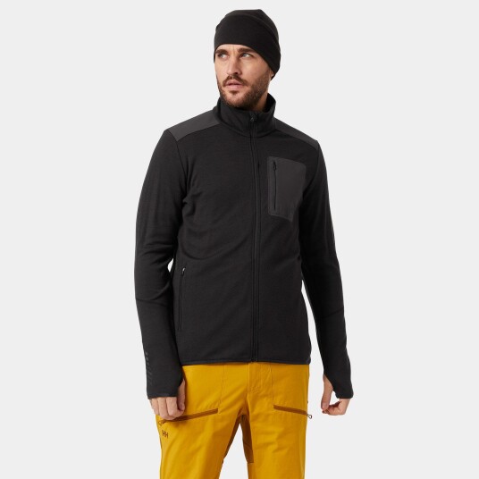 Helly Hansen Herre Lifa Merino Mellomlag Svart XL