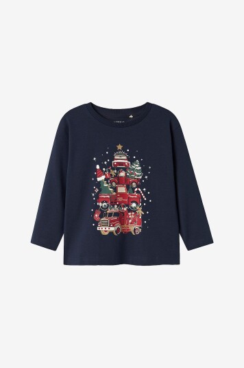 Name It Navy Blazer Nmmrejulli Nreg Ls Top Box 98