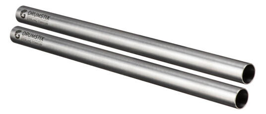 Bright Tangerine Drumstix 15mm 2x46cm 2x 45.7cm Titanium Support Rods