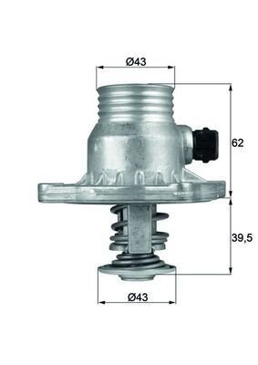 Termostat MAHLE ORIGINAL TM 11 105
