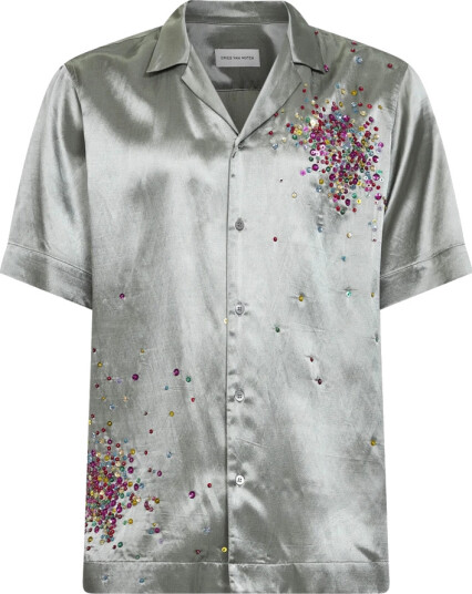 Dries Van Noten Herre Skjorter Grønn S,