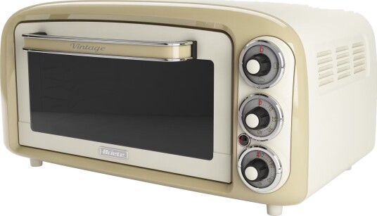 Ariete Vintage Miniovn 18L 1380W Elektrisk Beige med Grillfunksjon