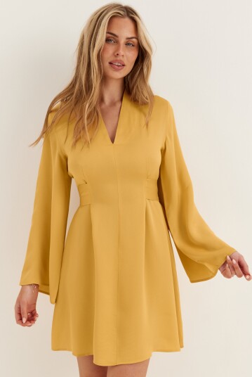 Selected Slflaura Regular Ls Short Dress