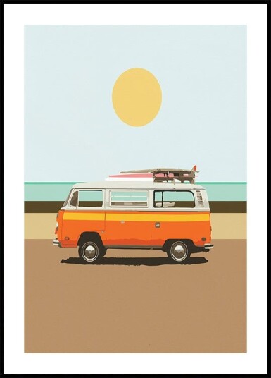Road Trip 1 Poster Plakat / 70x100cm
