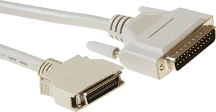 Ieee1284-Kabel 25-Pins D-Sub Hann 36-Pol Hp Centronics Hann 3,00 M AK5772