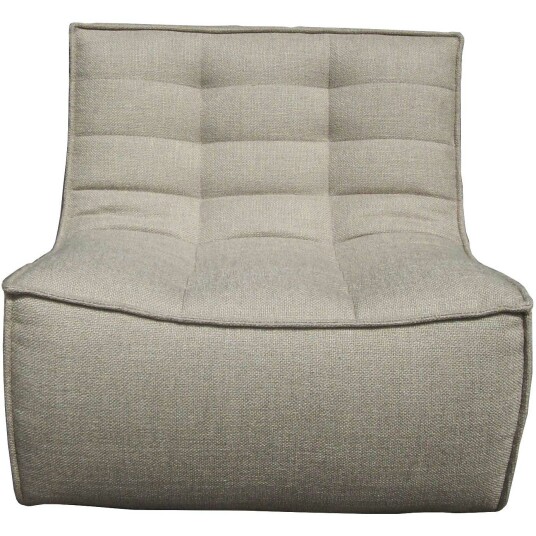 Ethnicraft N701 Sofa Beige 1 seters Ethnicraft N701 Sofa Beige 1 seters