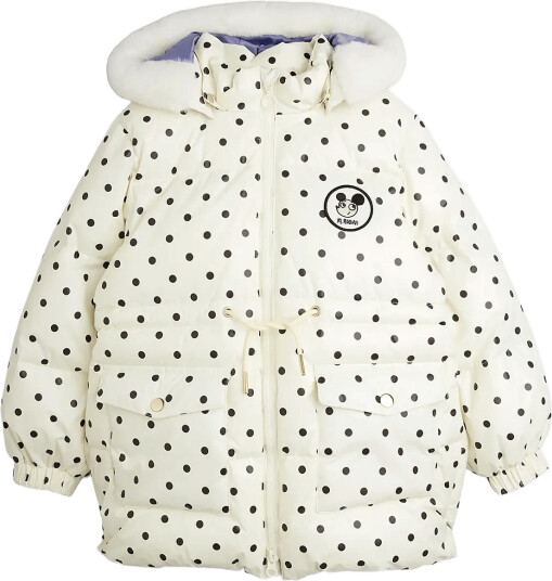 Mini Rodini Ritzratz Patch Heavy Puffer Cream 80/86