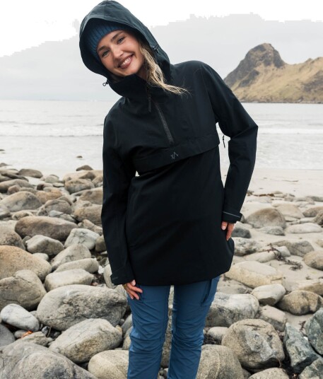 Twentyfour Aurora Skallanorakk Sort 48