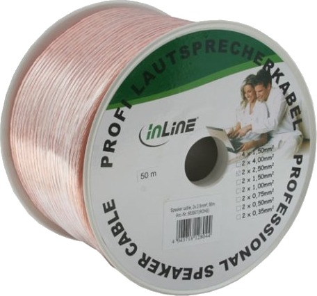 Inline 98350T Kobberkledd Aluminium Cca 50 M Gjennomsiktig