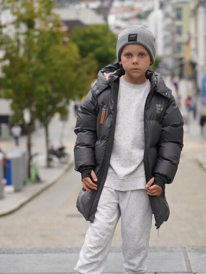 Kattnakken Boblekåpe Sludd Junior Kattesvart (7-8 år)