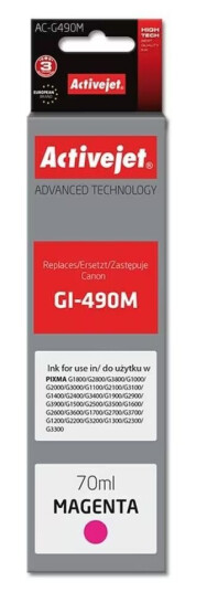 Original blekkpatron Activejet AC-G490M Magenta