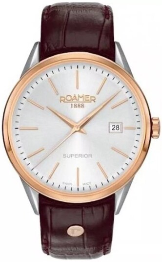 Roamer Monza Herreklokke 508833 49 15 05 Superior Sølvfarget/Lær Roamer Monza Herreklokke 508833 49 15 05 Superior Sølvfarget/Lær