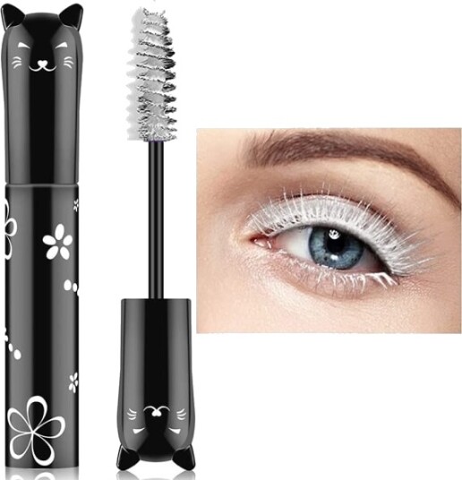 CDQ Fargerik mascara vanntett langvarig tykk mascara hvit CDQ Fargerik mascara vanntett langvarig tykk mascara hvit