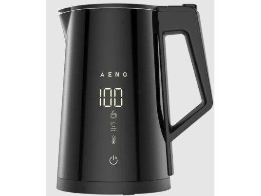 Aeno Ek7s 1,7 L 2200 W Sort Stål Justerbar Termostat Aeno Ek7s 1,7 L 2200 W Sort Stål Justerbar Termostat