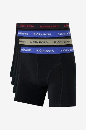 Björn Borg Boksershorts Cotton Stretch 5 pakning Flerfarget
