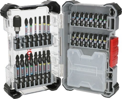 Bosch 31 Deler Impact Bitssett for Slagboremaskin Bosch 31 Deler Impact Bitssett for Slagboremaskin