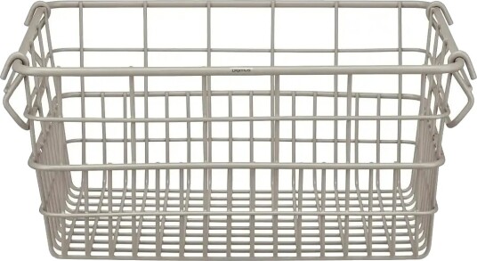 Blomus Storage Basket   14 X 29 X 21 Cm   Kago   Mourning Dove   White   L 21.1CM