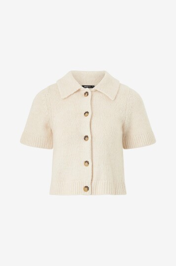 Gina Tricot Kardigan Knitted Natur