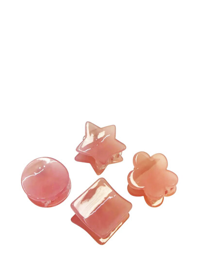 Pipol"s Bazaar Minella Mini Clamps Light Pink 4 Pcs Coral ONE SIZE