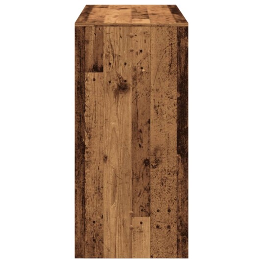 Barbord gammelt tre 102x50x103,5 cm konstruert tre 8721158387226