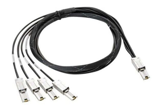 HP Mini SAS Cable 4x1 External 2m