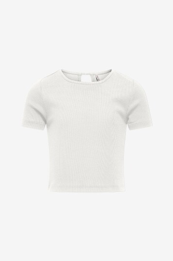 Kids Only Topp kogRene Life S/S Open Back Top Jrs Hvit