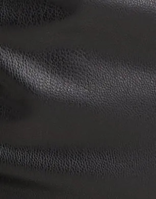 Nelly Svart Front Detailed Pu Skirt