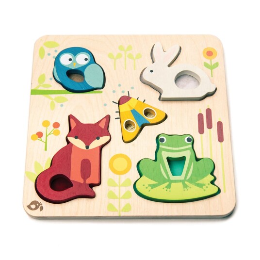 Tender Leaf Puzzle 5 pcs Touchy Feely Animals TL8417