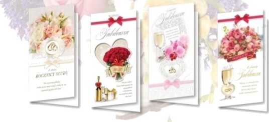 Dl De Lux Bryllupsjubileum Mix 10 Stk Carnet