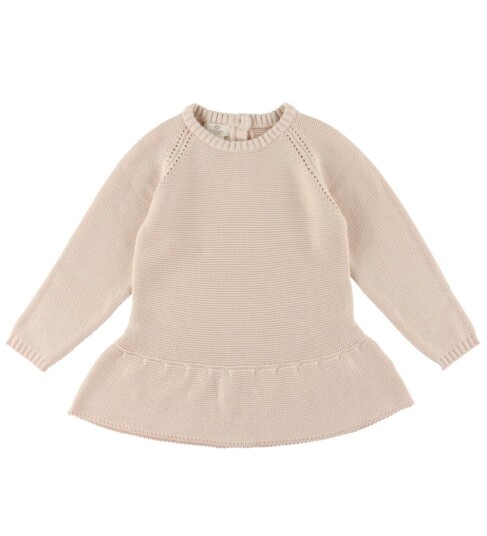 Copenhagen Colors Knitted Pullover W. Frill Pink 116