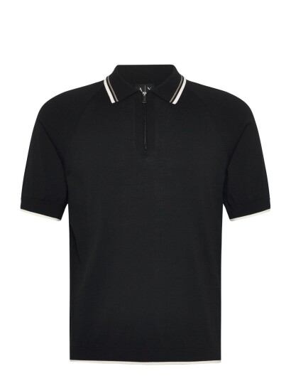 Armani Exchange Knit Polo Black XS