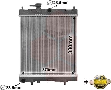 VAN WEZEL 13002130 Radiator motorkjøling