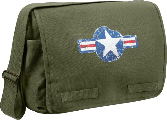 Rothco Heavy Duty Messenger skulderveske Oliven, Grønn Rothco Heavy Duty Messenger skulderveske Oliven, Grønn