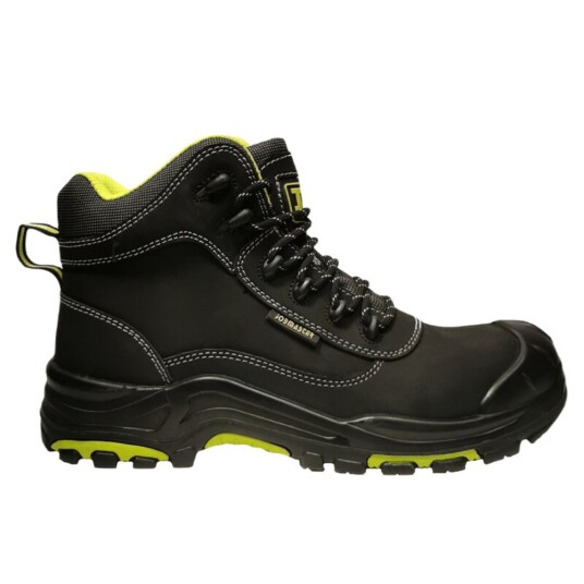 Jobmaster 3213 Neon Knight Høybeskyttelsessko Metall -Fri, Svart, 1 Par 41