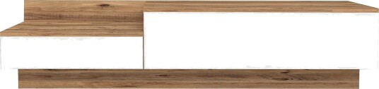 TV Stand 160 cm Eik/Hvit Hvit/Natur TV Stand 160 cm Eik/Hvit Hvit/Natur