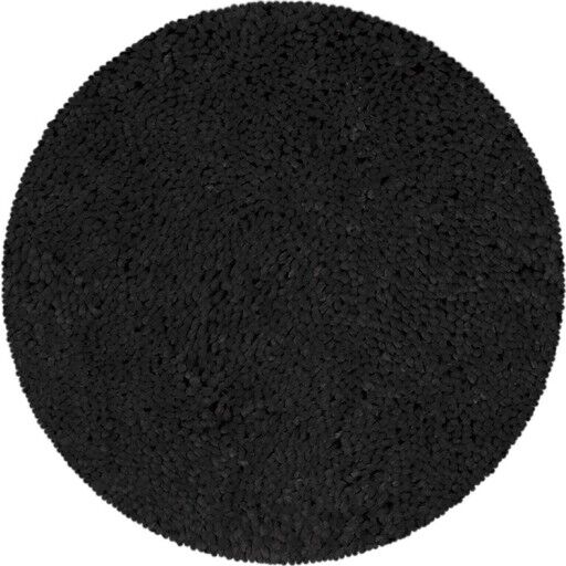 Spirella Highland badematte Ø60 cm svart Sort