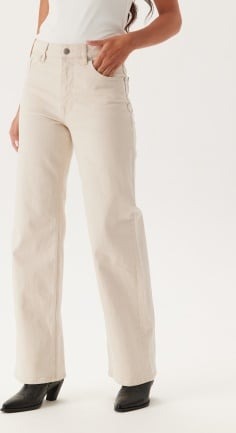 SELECTED FEMME Slfalice Hw Wide Long Ecru Jea Ecru 26/32