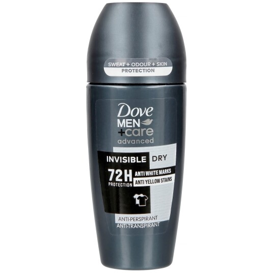 Dove Men+Care 72h Advanced Invisible Dry roll on 50 ml Dove Men+Care 72h Advanced Invisible Dry roll on 50 ml