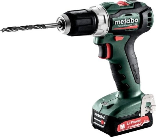 Metabo Borskrutrekker PowerMaxx BS 12 BL 12 v 2 ah Li-Ion
