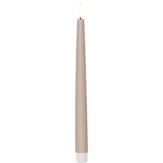 Star Trading LED Antikljus 2p. FlammeSlim beige