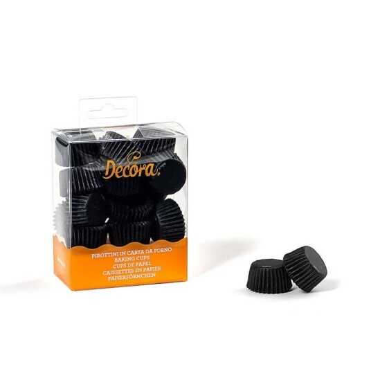 Decora Muffinsformer Mini Svart Pk/200 