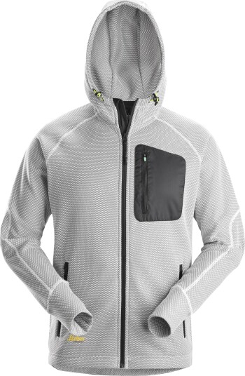 Snickers Workwear 8041 0904 FlexiWork Hettegenser hvit/svart XS Klær Snickers Workwear 8041 0904 FlexiWork Hettegenser hvit/svart XS Klær