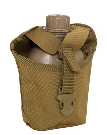 Rothco MOLLE-flaskedeksel - 1 liter Brun