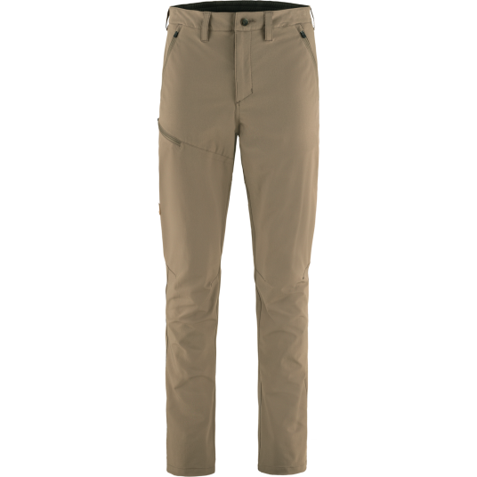 Fjellreven Fjellreven Men's Abisko Trail Stretch Trousers Suede Brown 48 Short