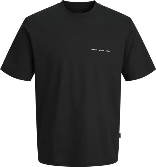 Jack & Jones Jprblaowen Ss Branding Tee Sn Black XXL