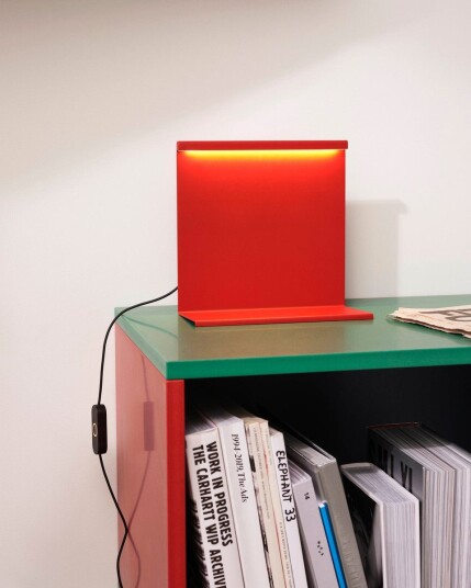 Hay LBM bordlampe rød