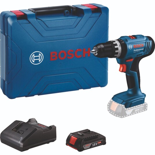Bosch Slagbormaskin GSB 18 v 56 nm 1 stk 2 ah 06019K9309 Bosch Slagbormaskin GSB 18 v 56 nm 1 stk 2 ah 06019K9309